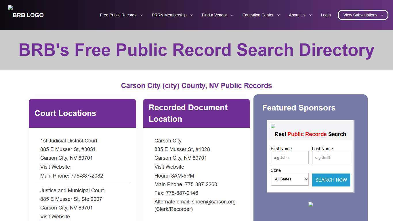 Free Sites County | BRB